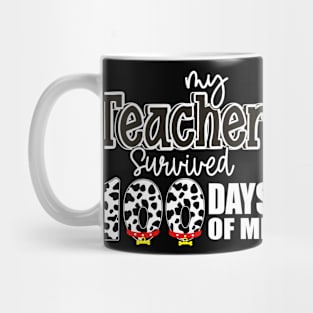 My teacher survived 100 days of me, 100 Days School Mug